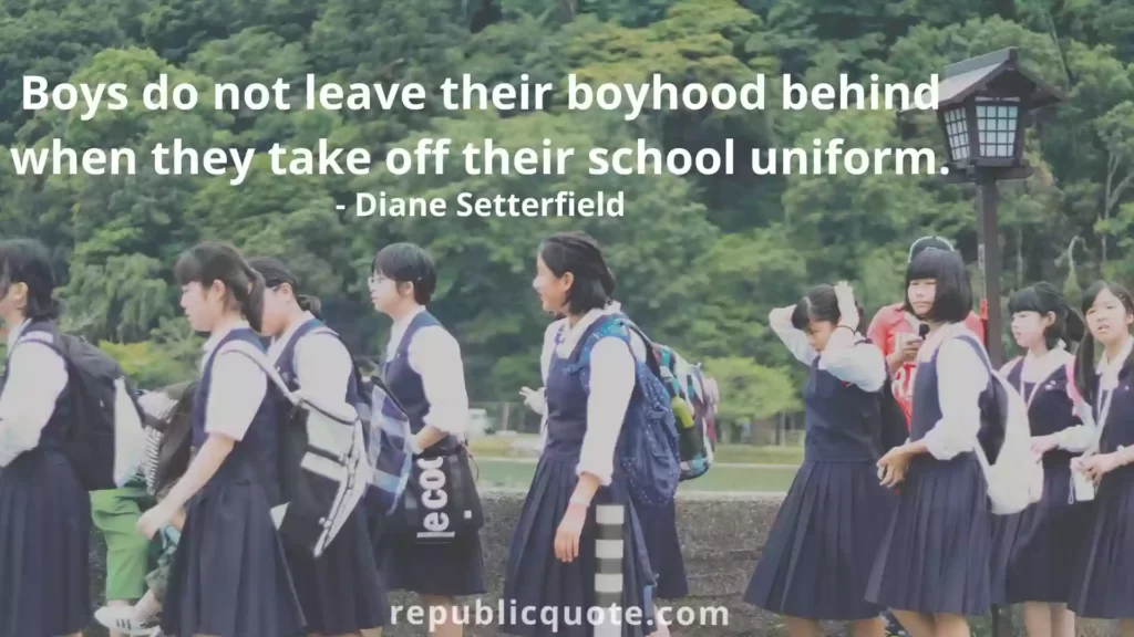 famous quotes about school uniforms