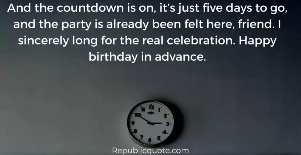 Birthday Countdown Quotes