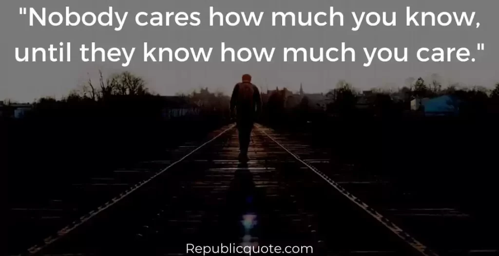 nobody cares quotes