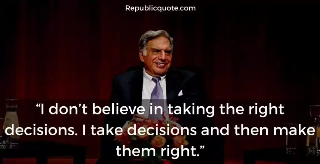 Ratan Tata Quotes