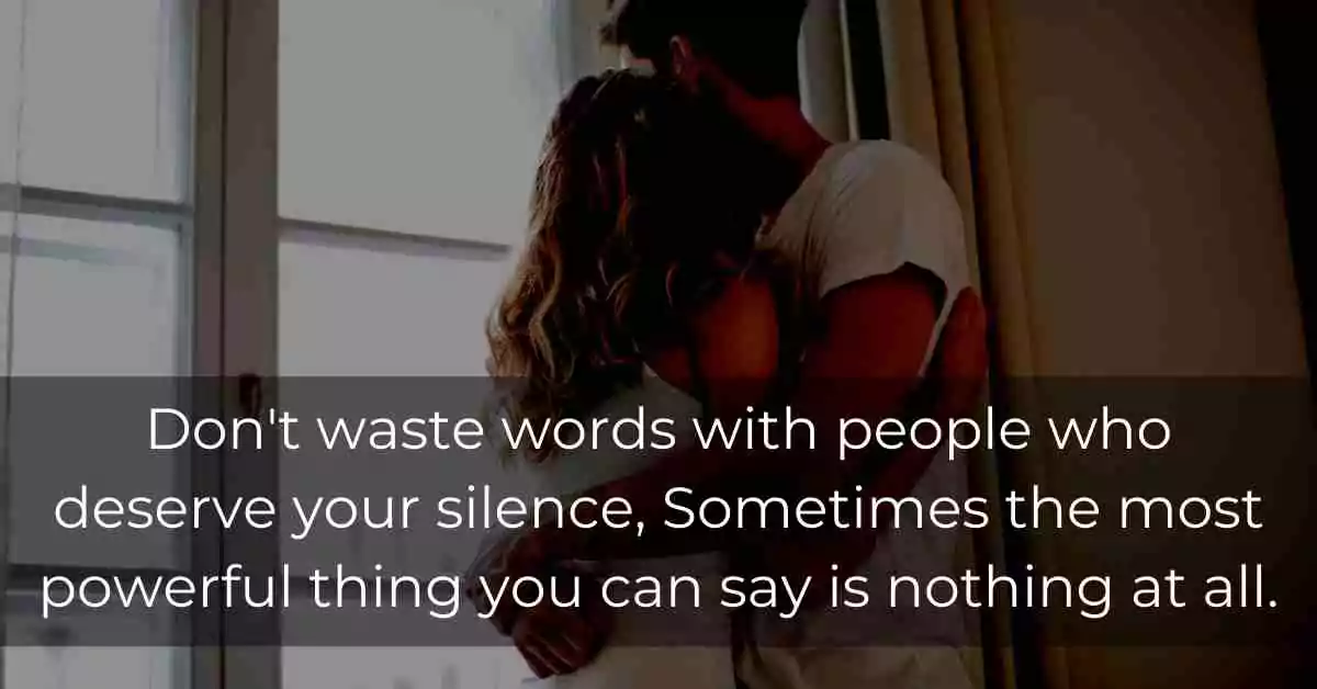 Silent Relationship Quotes
