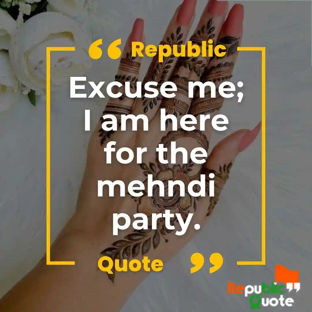 Cute Mehndi Quotes and Captions