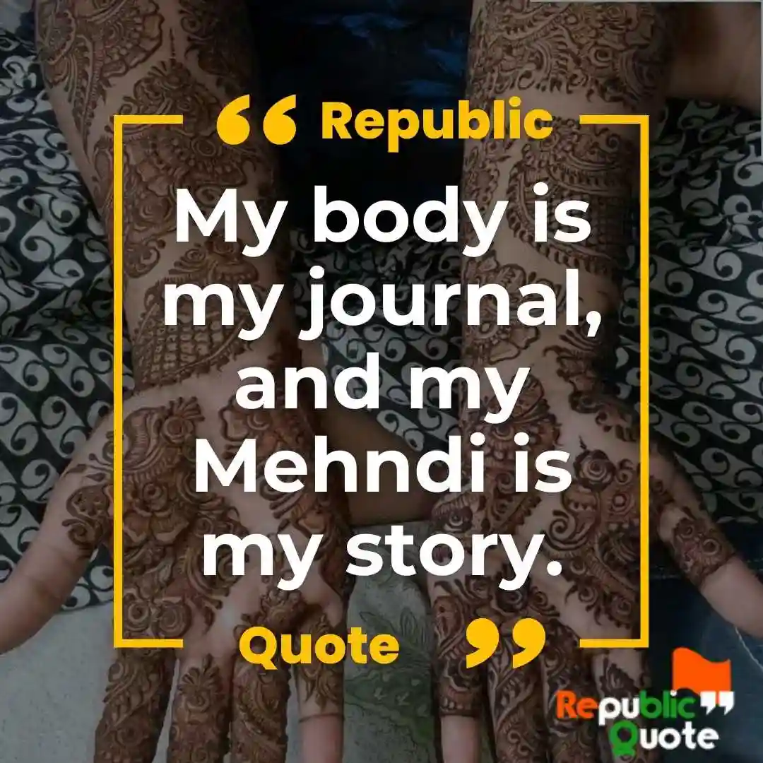 Mehndi Quotes in English