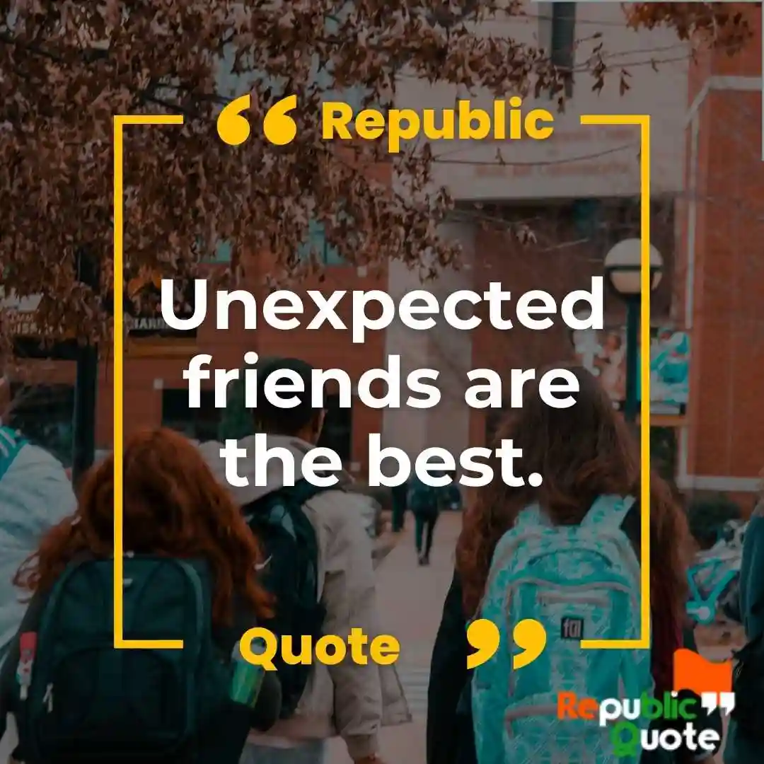 Unexpected Friendship Quotes
