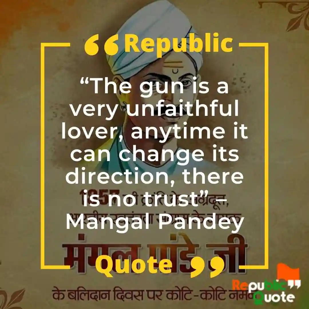 quotes by mangal pandey