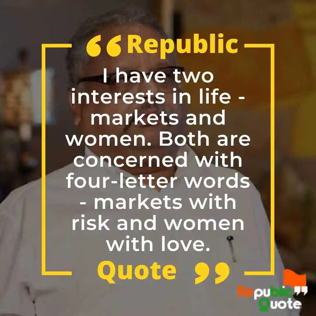 Rakesh Jhunjhunwala Quotes on Trading