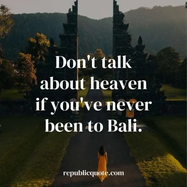 Bali Travel Quotes