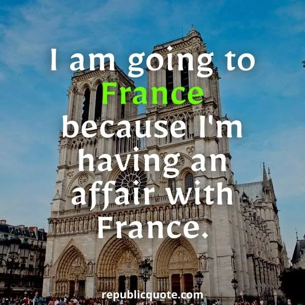 France Quotes in English