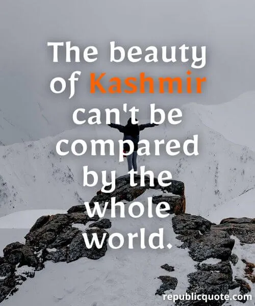 Best Kashmir Quotes