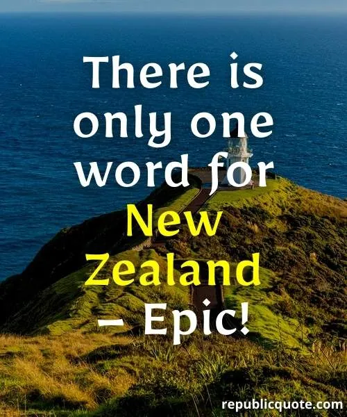 Quotes about New Zealand
