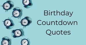 Read more about the article Birthday Countdown Quotes | Birthday Soon Quotes for Friends