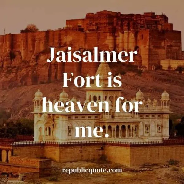 Golden Jaisalmer Quotes