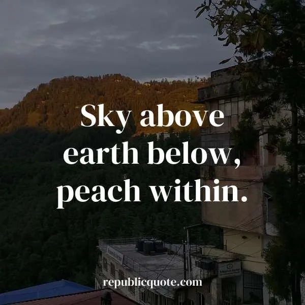 Mountain Mussoorie Quotes