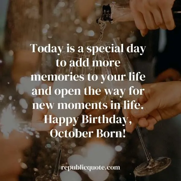 October Birthday Month Quotes
