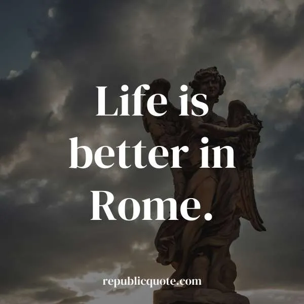 Captions for Rome