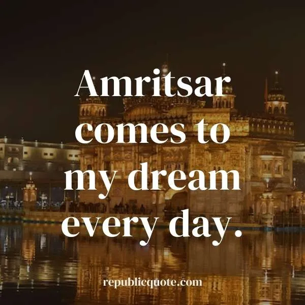 Quotes on Amritsar
