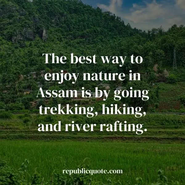 Quotes on Assam in English