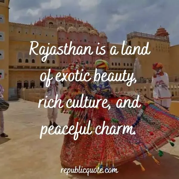 Rangilo Rajasthan Quotes