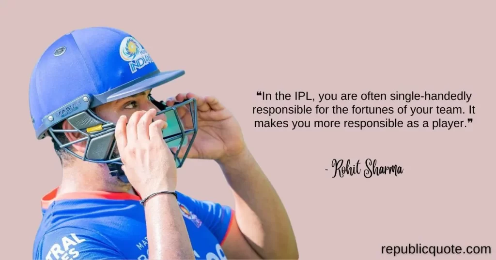 Rohit Sharma Quotes in English